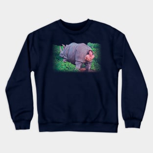 Robot Rhino Crewneck Sweatshirt